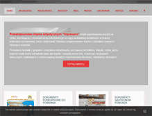 Tablet Screenshot of impresario.com.pl